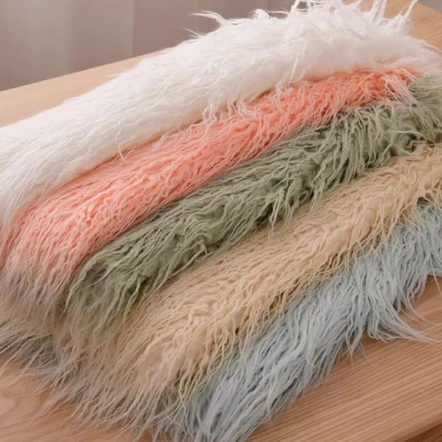Faux Fur Fabric, a Furry Fake craft fur material by Neotrims; long hair fur  in solid colours and 2 tone Colours