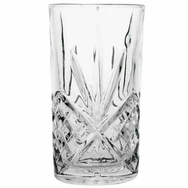 Olympia Old Duke Glass Tumbler in Clear Made of Glass 350ml / 12oz