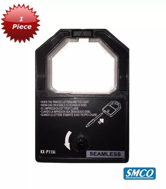 FOR PANASONIC KX-P115 KX-P115i KX-P1090 RIBBON CASSETTE Black BEST COMPAT BySMCO