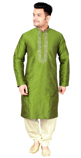 MENS KURTA PYJAMA Indian Salwar Kameez Bollywood Fancy Dress Party Outfit  1847 41.99 - PicClick UK