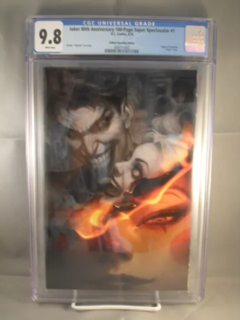 Joker 80Th Anniversary 100-Page Special #1 Cgc 9.8 Artgerm Punchline Variant Dc