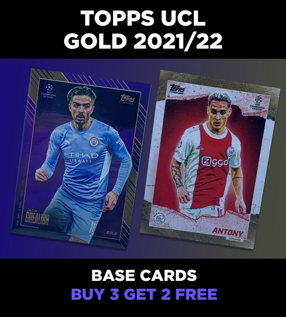 TOPPS UEFA CHAMPIONS League Gold By Tyson Beck 2021/22 Base Cards £4.95