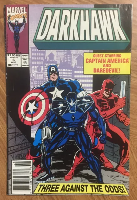 DARKHAWK Marvel Comics #6 August 1991