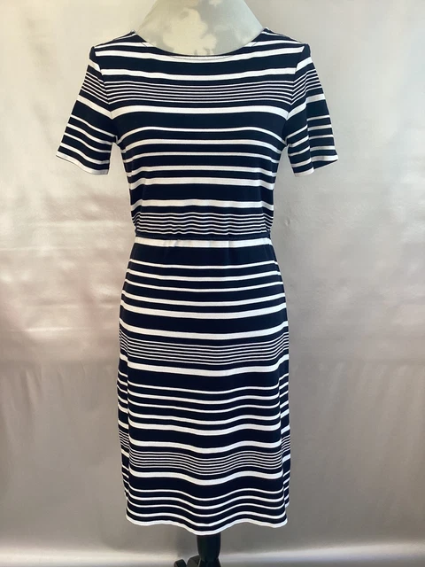fitted blue jean dress The Fitted Dolly Denim Dress Small main image 1
