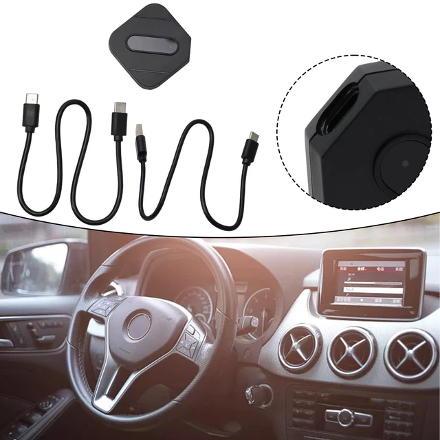 Shkalacar Dongle Wireless CarPlay Adattatore USB-A/USB-C – Trasforma Il Tuo Auto Cablato In Wireless Plug & Play