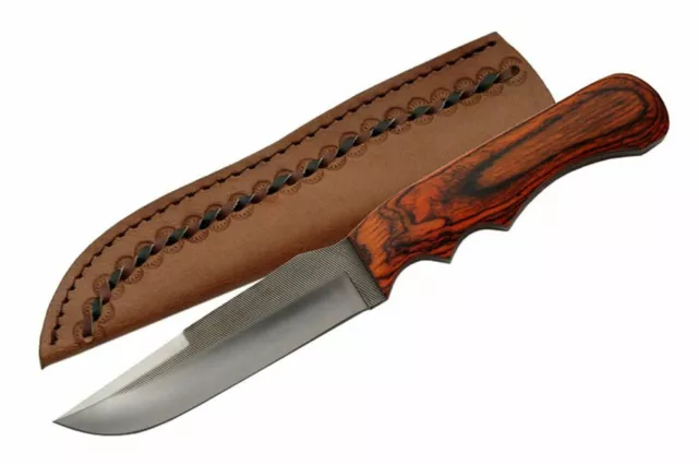 FIXED-BLADE HUNTING KNIFE | Sawmill Cutlery Full Tang 9 5/8" File-Made Skinner