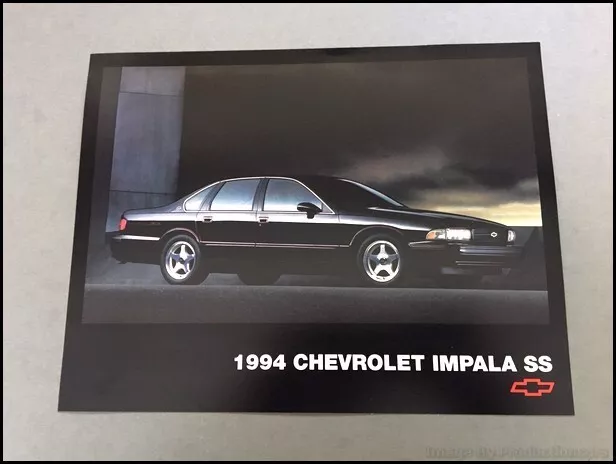 1994 Chevrolet Impala SS 1-page Original Car Brochure Fact Sheet - Chevy