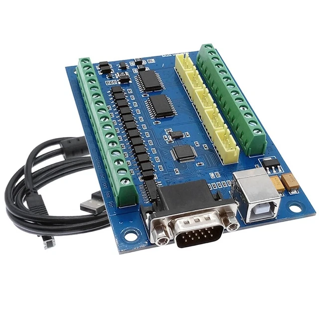 Scheda CNC USB MACH3 5 assi 100 KHz 12-24 V controllo movimento lineare STB5100 Br D9O4