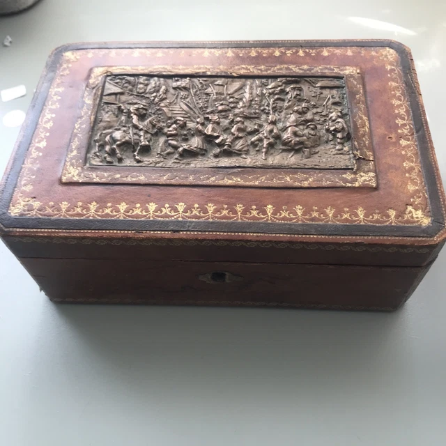 Ancien coffret de ménagère à 2 compartiments pour Christofle, argent... + - France
