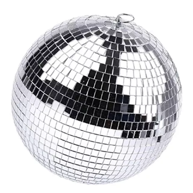 Silver  Disco Ball Hanging Ball with Hanging  for Light  Party, Home5769