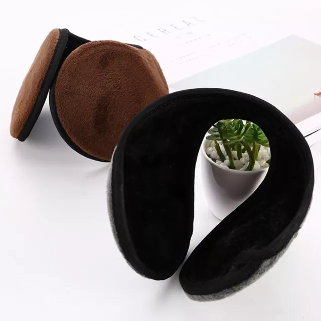 Solid Color Thicken Windproof Ear Cover Earcap Plush Earmuffs Ear Warmers