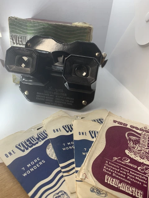VINTAGE VIEWMASTER MODEL C STEREOSCOPE VIEWER 1950&rsquo;s SAWYER&rsquo;S BOXED