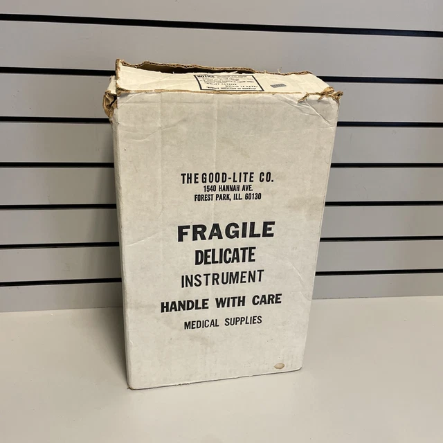 Vintage Good-Lite Model A 600 Visual Eye Chart Cabinet Movie Prop Display + more