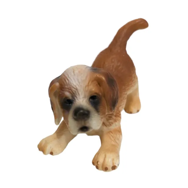 Schleich Saint Bernard Puppy Dog Animal Figure 2005 Retired Educational Toy