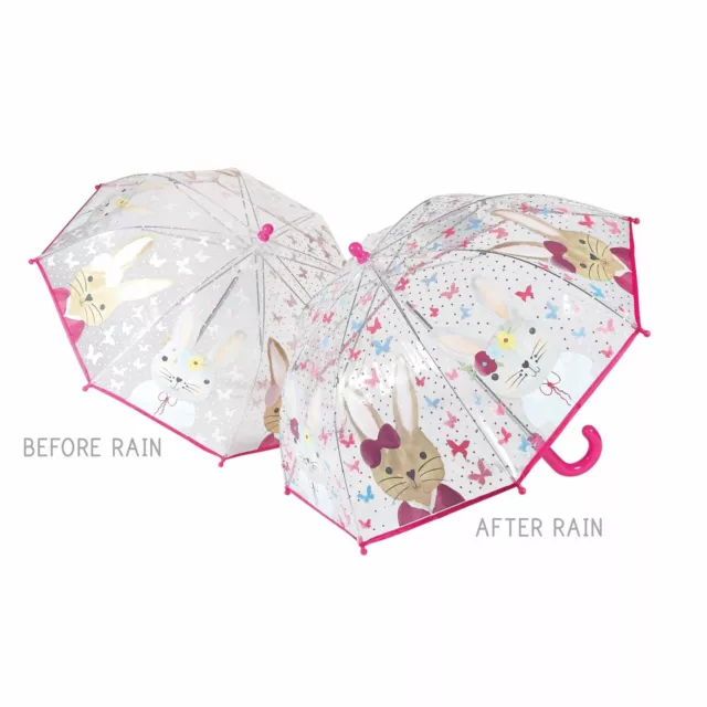 Floss & Rock Colour changing Umbrella - Bunny