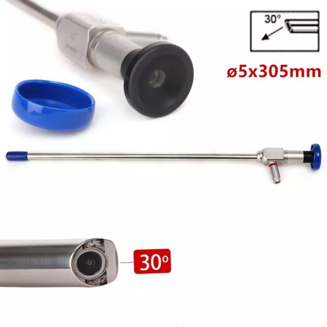 FDA 30° Laparoscope Laparoscopy 5mm ø5x305mm Connector Fit Storz Wolf Stryker