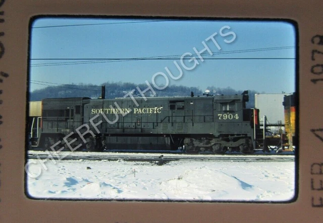 Original '78 Kodachrome Slide SP Southern Pacific 7904 U30C Cincinnati   37I40