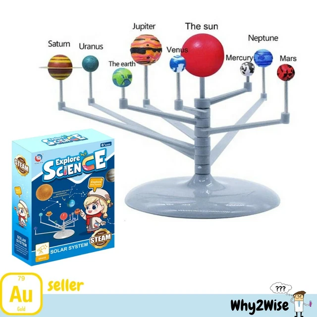 SOLAR SYSTEM PLANETARIUM, DIY Model_ Astronomy_ STEM Science kit for ...