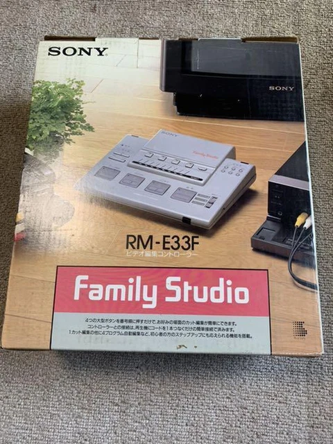 SONY FamilyStudio RM-E33F ビデオ編集コントローラー SONY Family Studio RM- E33F ビデオ編集コントローラー