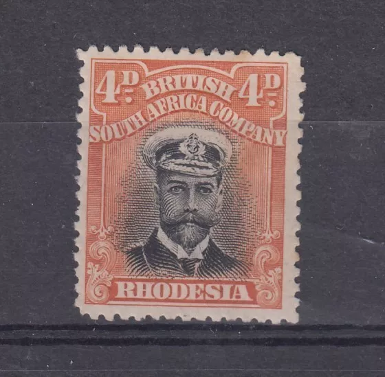 BSAC Rhodesia KGV 1913 4d Admiral MH BP7034