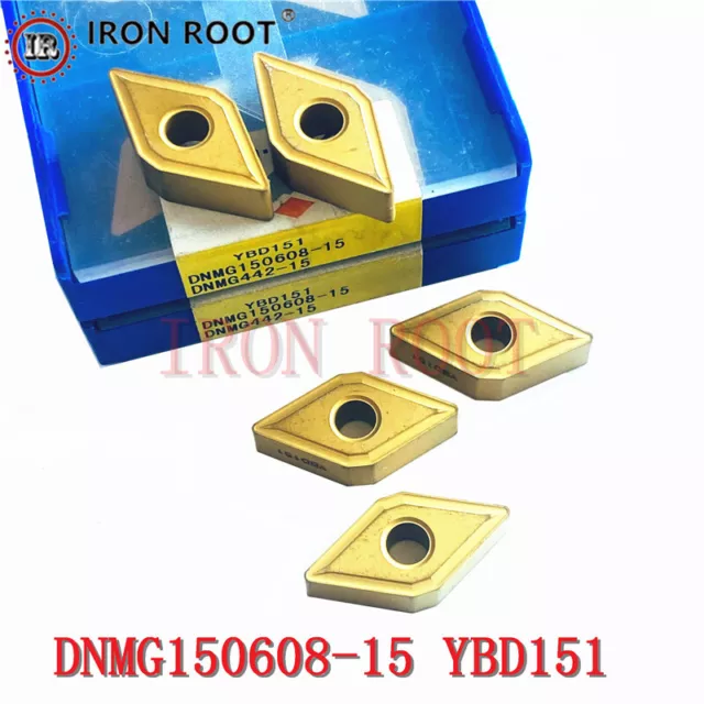 Genuine 100 DNMG150608-15 YBD151 CNC Turning Tool Carbide Inserts For Cast Iron