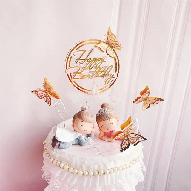 Oro Mariposa Mariposa Pastel Topper Mariposa Decoraciones Pastel Decoración