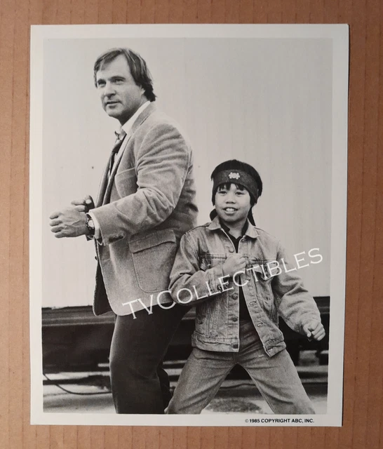 7x9 Photo~ SIDEKICKS ~1980s TV ~Gil Gerard ~Child actor Ernie Reyes Jr