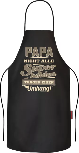 lustige Grillschürze - Superheld Papa ohne Umhang - Kochschürzen Männer Geschenk