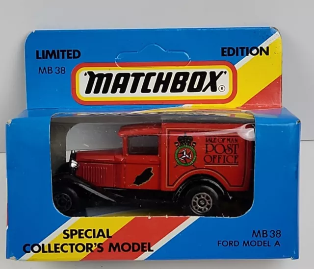 Matchbox LE Diecast NIB Isle Of Man Post Office Ford Model A Collectors Model