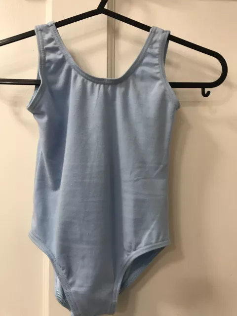 Adagio Pale Blue cotton leotard (cot/1) -(June ) X11 Job Lot Dance costumes