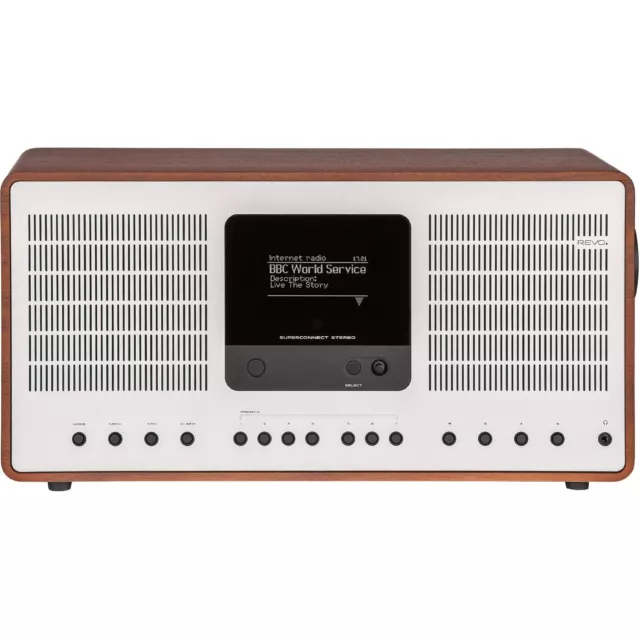 DAB+ Internetradio WLAN Streamingdienste OLED Display REVO SuperConnect Stereo