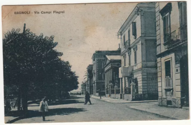 23-24130 - Napoli Bagnoli - Via Campi Flegrai Viaggiata 1932