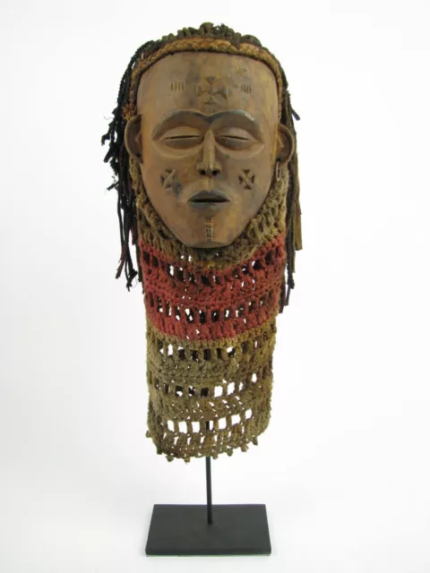 GothamGallery Fine African Tribal  Art - DRC Zaire Chokwe PWO Mask - G