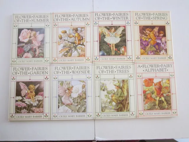 FLOWER FAIRIES OF THE .... Set of Eight Books ( 8 ) - CICELY MARY BARKER  As New