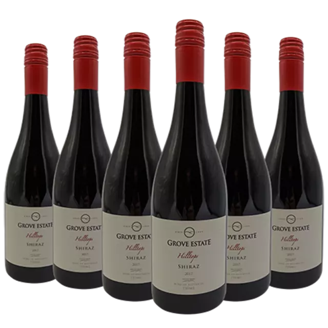 Grove Estate Hilltops Shiraz 2017 750mL x 6 Bottle