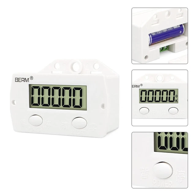 Electronic Digital 5 Counter Industrial Magnetic Sensor Switch Punch Counter