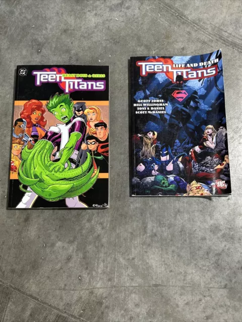 Paquete de Teen Titans de DC Comics (Vida y Muerte - Niños y Niñas Bestias)