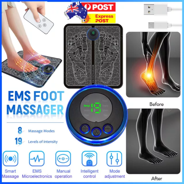 EMS Foot Massager foot nooro neuropathy fee for Circulation and Pain Relief USB