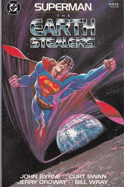 SUPERMAN: THE EARTH STEALERS ONE-SHOT (1988) COMIC BOOK ~ DC Comics