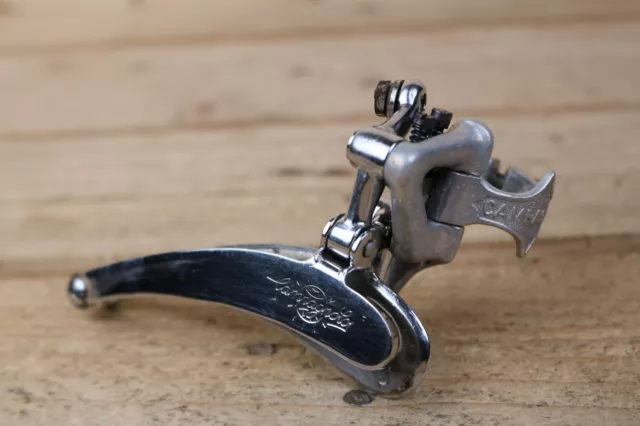 Campagnolo Record 1052/1 Front Derailleur Rare 1st Gen Clamp On Mech 1957-1958