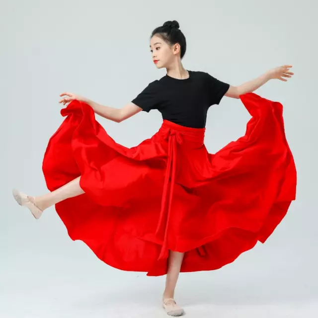 Gonna da ballo spagnola ragazza flamenco Messico grande swing costume sala da ballo