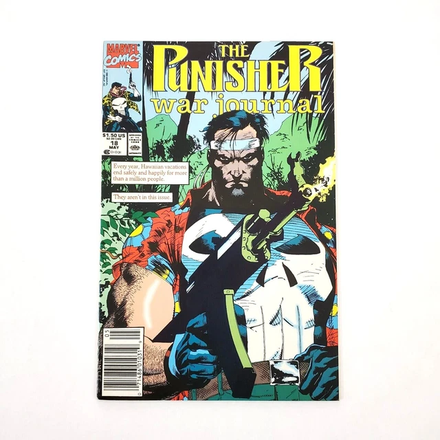 Punisher War Journal #18 (1988 Series) Newsstand Vol. 1 Marvel Comic Book 1990