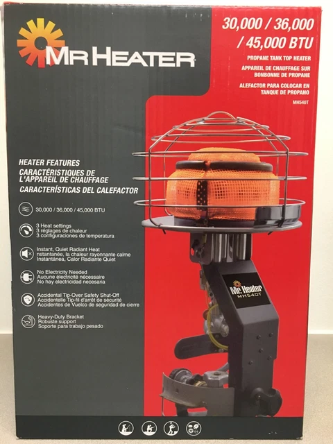 Mr. Heater F242540 Propane Convection Tank Top Heater 45000 BTU