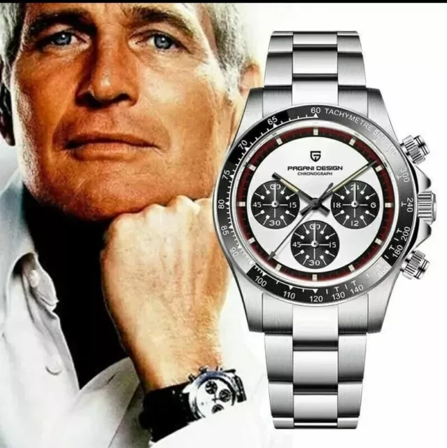 PAGANI DESIGN PD 1676 Paul Newman Daytona Homage Chronograph Watch