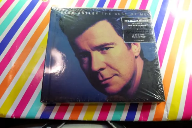 DELUXE New 2xCD Rick Astley BEST OF ME Hardback Gift edition Never gonna give up