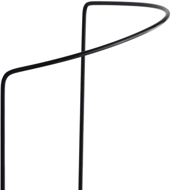 Novaliv Strauchstütze halbrund anthrazit 35 - 100 cm Staudenhalter Blumenhalter