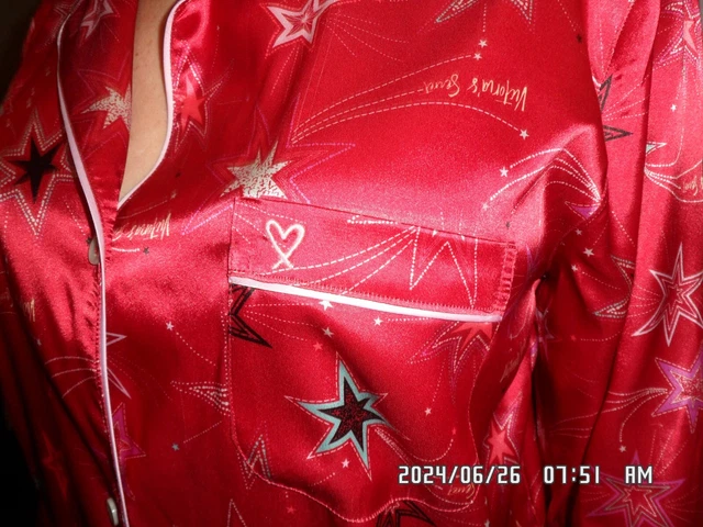 Victoria's Secret Afterhours Raso Set Pigiama Icona Righe Victoria's Secret Afterhours Raso Set Pigiama Icona Righe