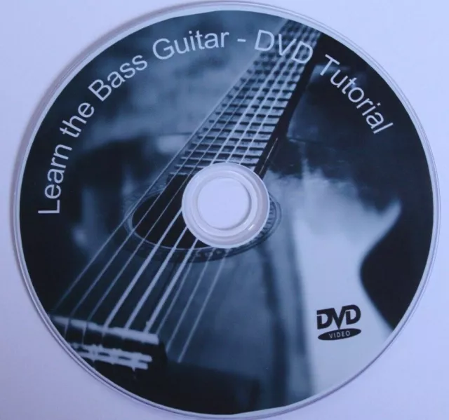 Learn to play Bass Guitar - DVD Video Lessons FREE P&P + Printed Cover