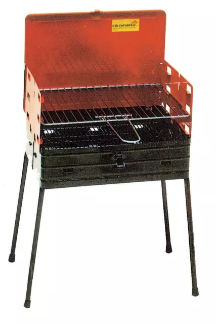 Barbecue A Charbon Pliable A Housse Structure Et Grille Acier