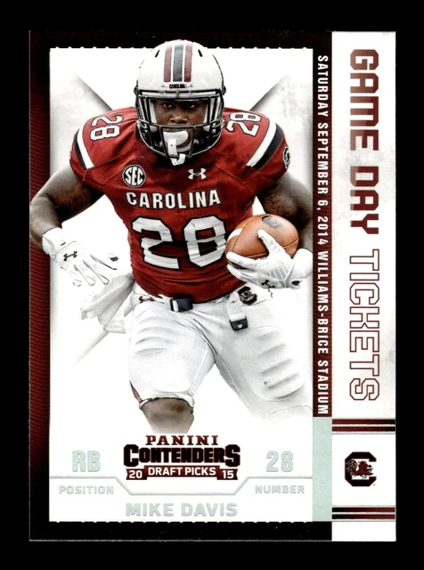 Mike Davis Rc 2015 Contenders Draft Game Day Tickets #33 Usc Nm-Mt+ Or Better